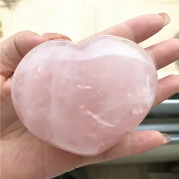 Lep Srca V Obliki Naravnih Rose Kristalno Srce Kamen Roza Kremen Osebkov Zdravilnih Naravnih Kvarčni Kristali