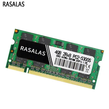 Rasalas Pomnilnika RAM DDR2 4G Laptop 5300 6400 667 800 mhz SODIMM 200pin za 1,8 V PC2 Zvezek Memoria RAM DDR2 za Oперативная Nамять