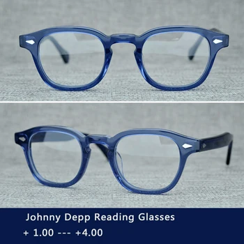 Johnny Depp Obravnavi Očala Moški Ženske Blagovne Znamke Računalnik Letnik Presbyopic Očala +1.0 +1.5 +2.0 +2.5 +3.0 +3.5 +4.0 119