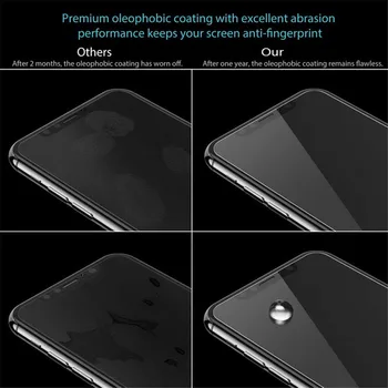 10Pcs/Veliko steklo na za iphone 7 6 X 6s plus kaljeno steklo za iphone XR Xs 11 12 Pro MAX zaščitno steklo za iPhone 8 7
