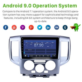 Harfey Android 10.0 API 29 Avto Multimedijski Predvajalnik, GPS 9