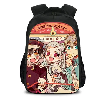 Novi Anime z Wc-zavezuje Jibaku Shounen Hanako-kun Nahrbtnik za Prenosni računalnik Šolsko Torbo Boys&Girls Mochila Moda šolska torba
