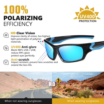 LIOUMO Design TR90 Očala Windproof Polarizirana sončna Očala Moški Šport Vožnjo sončna Očala Kvadratnih Ogledalo UV400 lentes de sol hombre