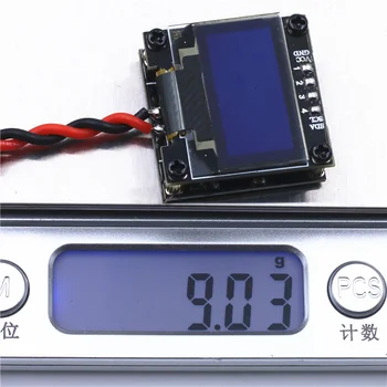 LANTIAN 2.4 G mini band analizator spektra Visoke občutljivosti OLED zaslon Za DIY FPV Quadcopter