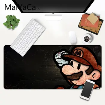 MaiYaCa mario DIY Design Vzorec Igra mousepad Anti-slip Gumo Gaming Miška Mat xl xxl 800x300mm za Lol world of warcraft