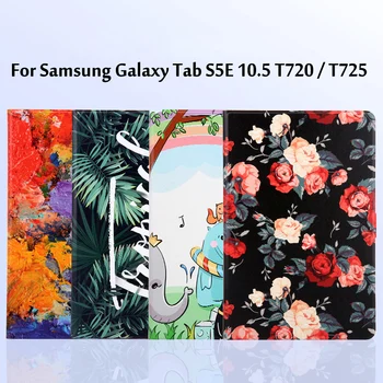 Ohišje Za Samsung Galaxy Tab S5E 10.5 T720 T725 SM-T720 / SM-T725 Tablet Moda paintin Kritje Lupini
