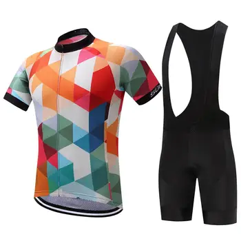 9D Pad Poletja 2018 Kolesarski Dres Komplet Ropa Ciclismo Dihanje MTB Kolesarjenje Oblačila Kolesarskih Dresov Quick-Dry Hlače Hlače