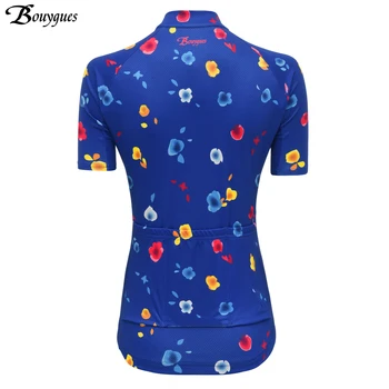 Francija Team Kolesarski dres Ženske Blue Mountain Bike Oblačila Anti-UV Kolo Nositi Kratek Sleeve Kolesarjenje Jersey maillot ciclismo