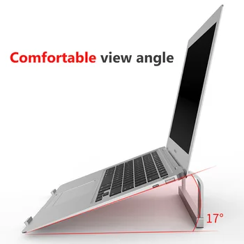 COOLCOLD Aluminijeve Zlitine Prenosni Nosilec za MacBook Pro Prenosni Nastavljiv Laptop Stand Nosilec Prenosni Nosilec za Prenosni RAČUNALNIK