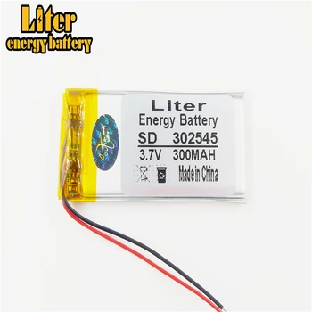 Dvig energije litij-polimer baterija tovarniško proizvodnjo ultra-tanek električni jedro 302545 3.7V300mAh