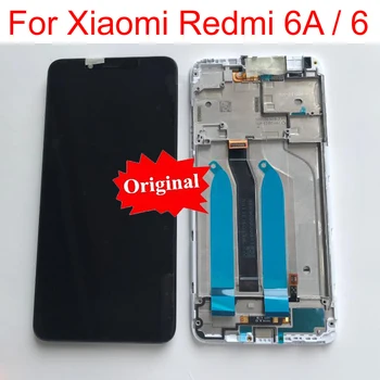 Najboljši Delajo Prvotne Redmi6A LCD-Zaslon, Zaslon na Dotik, Računalnike Montažo Senzorja z Okvirjem Za Xiaomi Redmi 6A