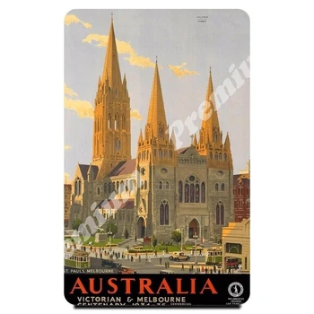 Avstralija spominek magnet letnik turistični plakat