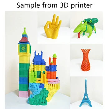 3D Tiskalnik, ki z Žarilno PLA 1.75 mm 1 kg Sublimacija Črna, Bela, Rumena, Oranžna, Modra, Rdeča Več Barv za 3D Tiskanja FDM