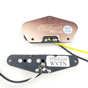 TL Wilkinson WVT Alnico5 Tele Pickups, Vratu in Most Tele Eleciric Kitara Pickups, Krom Srebrna Narejen V Koreji