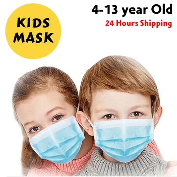 100 kozarcev Razpoložljivi Otroci Maska za Otroke 3 plast Maske Usta Mehko Dihanje proti prahu gripe zaščitne maske Dropshipping