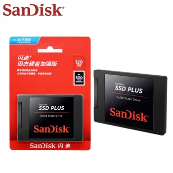 Prvotne Sandisk SSD Plus 240GB 120GB Notranji ssd Disk Trdi Disk 480GB SATA 3 SSD Za Prenosni računalnik Namizni RAČUNALNIK
