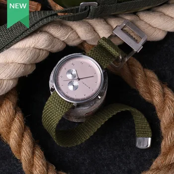 Tkati Platno Nato Trak 20 mm 22 mm Zulu Watch Trak Modro Zeleno Zamenjava Manšeta Za Človeka Vojaške Straže
