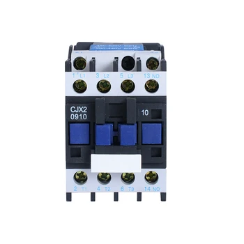 1pcs AC kontaktor 9A CJX2-0910 LC1-0901 stikala enofazni tri faze napetost 380V 220V 110V 36V 24V DIN Rail Gori