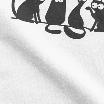 Moški Vrhovi T Srajce Ew Ljudi Mačka Novost Tshirts Camisas Pet Mucek Ljubezen Mijav Srčkan Živali Smešno Harajuku T Srajce