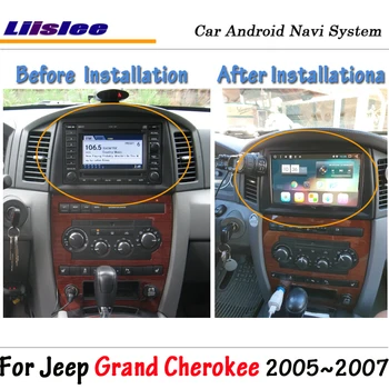 Avto Večpredstavnostna Android Za Jeep Grand Cherokee TEDEN 2005 2006 2007 Radio Stereo IPS Carplay ŠT DVD Predvajalnik, GPS Navigacijski Sistem