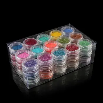 45 Steklenic Različnih Barv Smolo Pigment, Sljuda V Prahu Glitters Sequains Nail Art, Izdelava Nakita