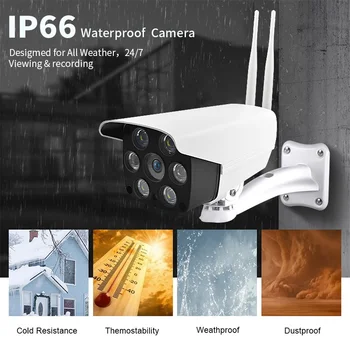 1080P Zunanja IP Kamera Brezžična Dvojno Svetlobo Audio 2.0 MP wifi Varnostne Kamere Night Vision Kovinski Nepremočljiva Prostem Kamere