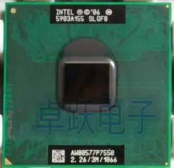 Intel Laptop CPU P7550 2.26/3M/1066 PGA SLGF8 Uradna različica scrattered kosov Brezplačna dostava