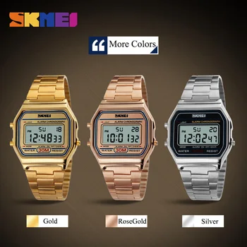 Nove Poslovne Moške Retro watch nepremočljiva elektronski watch modno osebnost je gledal tanek trak relogio masculino digitalni SKMEI