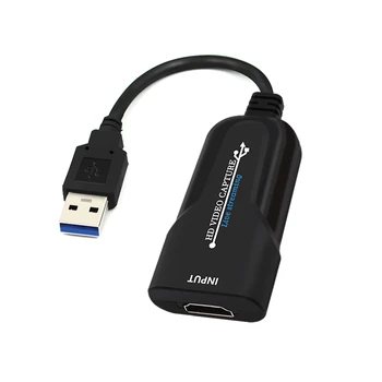 HDMI Video Capture Card USB 3.0, HDMI Video Grabežljivac Diktafon Polje Za PS4 Igra DVD Kamere HD Kamera Snemanje Živo