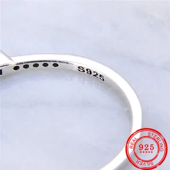 Korejski različico novega najboljše 925 sterling srebrni prstan stranka dame slog original lepe modni nakit