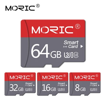 Moric Mikro sd Pomnilniško Kartico 128GB Micro SD 32GB 64GB Class 10 za visoke hitrosti, 8GB 16GB Micro sd, mini TF Kartice Tarjeta SD kartico