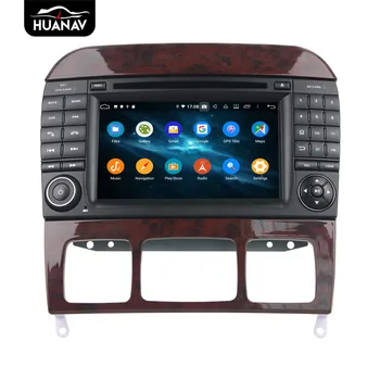 DSP Android 9.0 Avto GPS Navigacijski DVD Predvajalnik Za Benz S-razred W220 S500 S430 S400 S320 auto radio predvajalnik večpredstavnostnih Stereo enoto