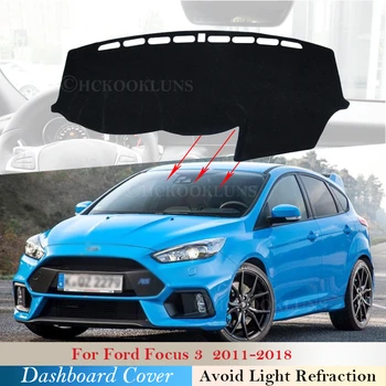 Nadzorna plošča Pokrov Zaščitni Ploščici za Ford Focus 3 2011~2018 MK3 Pribor, Armatura Odbor Dežnik Preprogo 2013 2016 2017