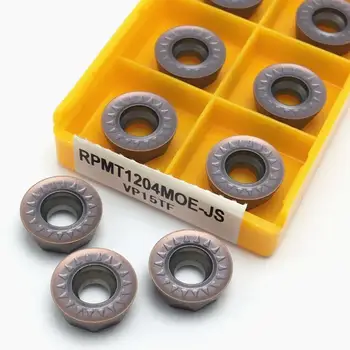 RPMT10T3MOE JS VP15TF RPMT1204MOE JS VP15TF visoke kakovosti notranji krog karbida vstavite kovin, CNC struženje orodje za rezkanje vstavite orodje