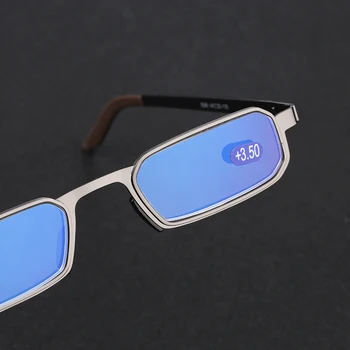 Elbru Obravnavi Očala Anti-modra Svetloba Optičnih Očal Kovinski Ultra Lahka Računalnik Očala Modna blagovna Znamka Portable Obravnavi Očala