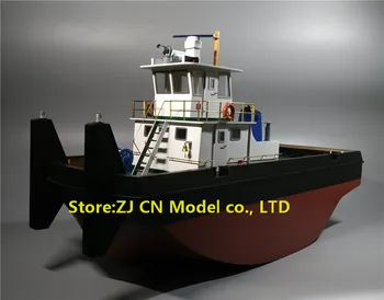 NIDALE Model Obsega 1/35 RC towboat lesene model kit Springer pritisni in vlačilca model Vključuje Kodo 540 Dinamo