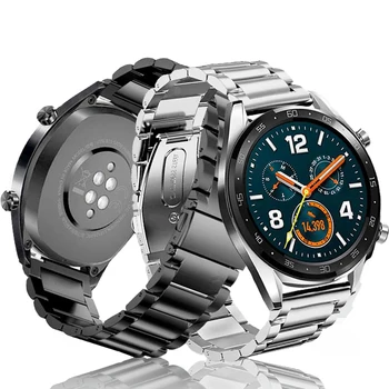 Kovinski Trak Za Huawei Watch GT Pribor iz nerjavečega jekla watchband correa za Huawei Watch GT 2 46mm GT2 Čast Gledati Magic