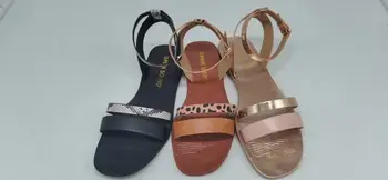 2021 Modi nove ženske snakeskin ravno čevlji open toe sponke z Rimske dame sandale retro kača vzorec sandali 36-41