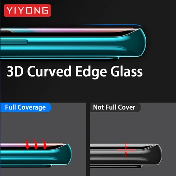 YIYONG 3D Ukrivljeno Steklo Za Xiaomi Mi 10 Ultra Kaljeno Steklo Screen Protector Za Xiaomi Mi10 10T Pro Mi Opomba 10 Pro Lite Note10