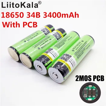 8PCS Nova Zavarovana Original Polnilna baterija 18650 NCR18650B 3400mah s PCB baterijo 3,7 V