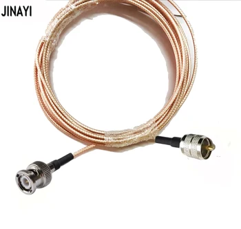 UHF PL259 Plug moški na BNC moški RF koaksialni nagovoriti RG316 kabel 1m 3m, 5m in 10m