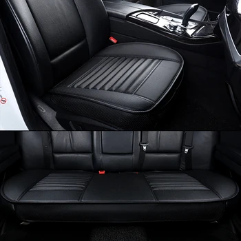 Polna Pokritost Eko-usnja auto sedeži pokriva PU Usnja, usnjenih Avtomobilskih Sedežnih prevlek za mitsubishi montero outlander 3 xl pajero 2 3 4 šport