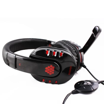 SOMiC G927 Virtualni 7.1 Surround Zvok Gaming Slušalke Močan Bass z Mic Obsega Nadzor Nad uho Glavo za računalnik PC