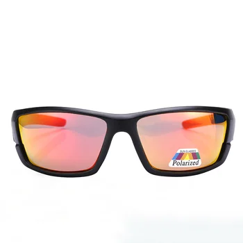 Glitztxunk Moške Polarizirana sončna Očala z UV Zunanjo Očala blagovne Znamke, Design, Modna sončna Očala Pesek black & Svetle Črni Plastični Okvir