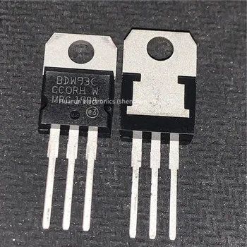 10pcs/veliko BDW93C BDW93 12A 100V Darlington Tranzistorjev N-kanal-220