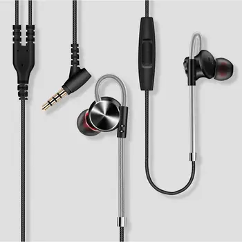 QKZ DM10 CNC Hi-fi in-Ear Slušalke Kovin DJ MP3 Slušalke 3,5 mm Vtič Mikrofona in-Ear Slušalke Slušalke