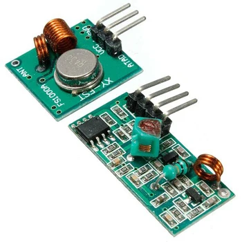 5Pcs/veliko 433Mhz Brezžični RF Oddajnik in Sprejemnik Komplet Za DIY MCU Brezplačna Dostava